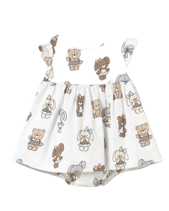 Cookie Teddy Ruffle Dress