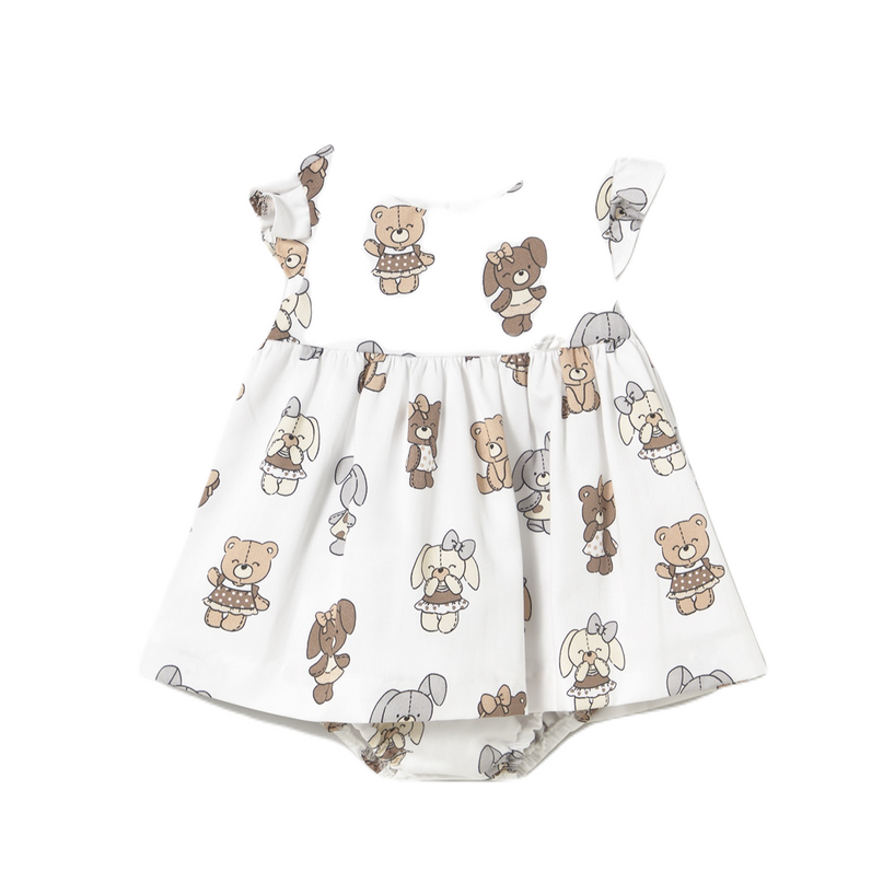 Cookie Teddy Ruffle Dress
