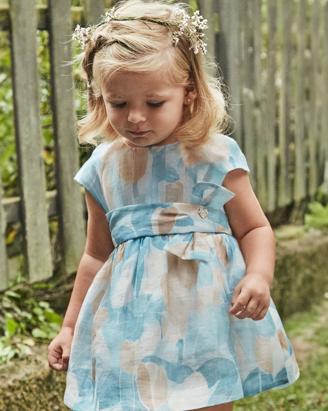 Sky Floral Printed Dress