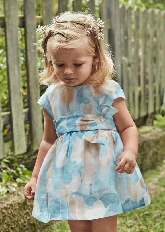 Sky Floral Printed Dress