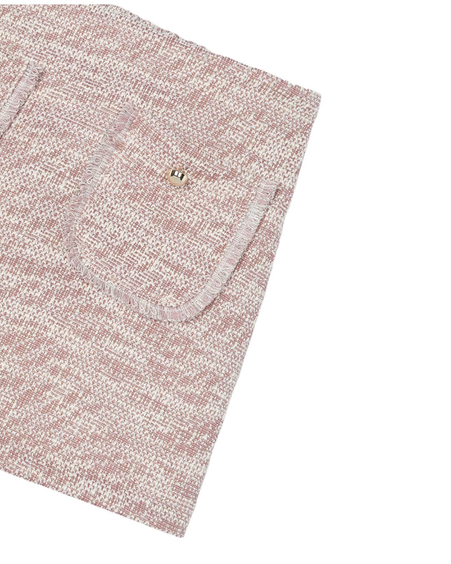 Kids Atelier-Mayoral-Girl Tweed Skort