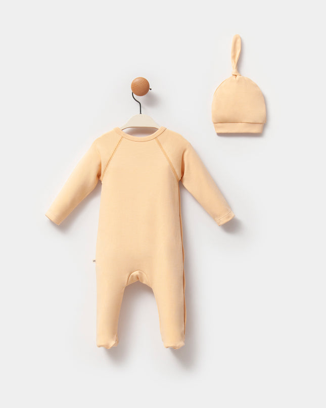 Tangerine Lovely Bunny One-Piece Set