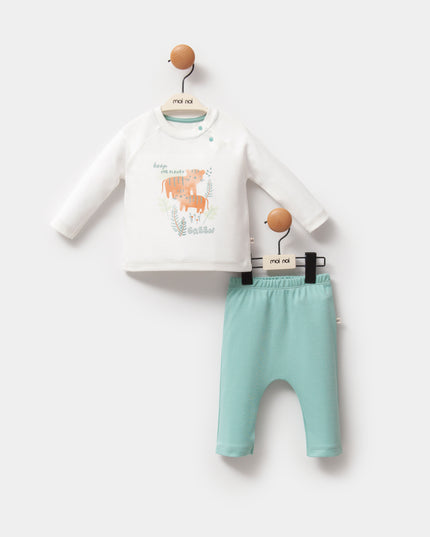 Teal Tiger Outfit Set