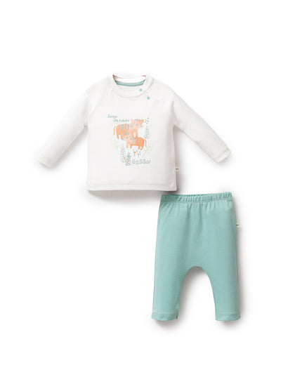 Teal Tiger Outfit Set