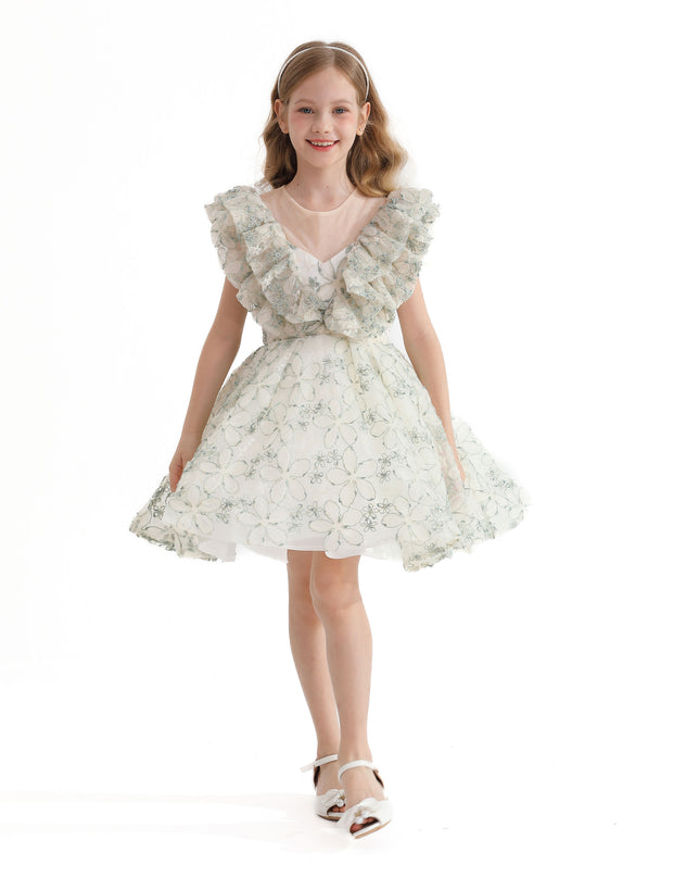 Green Floral Honeydale Dress