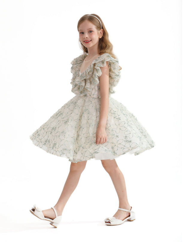 Green Floral Honeydale Dress