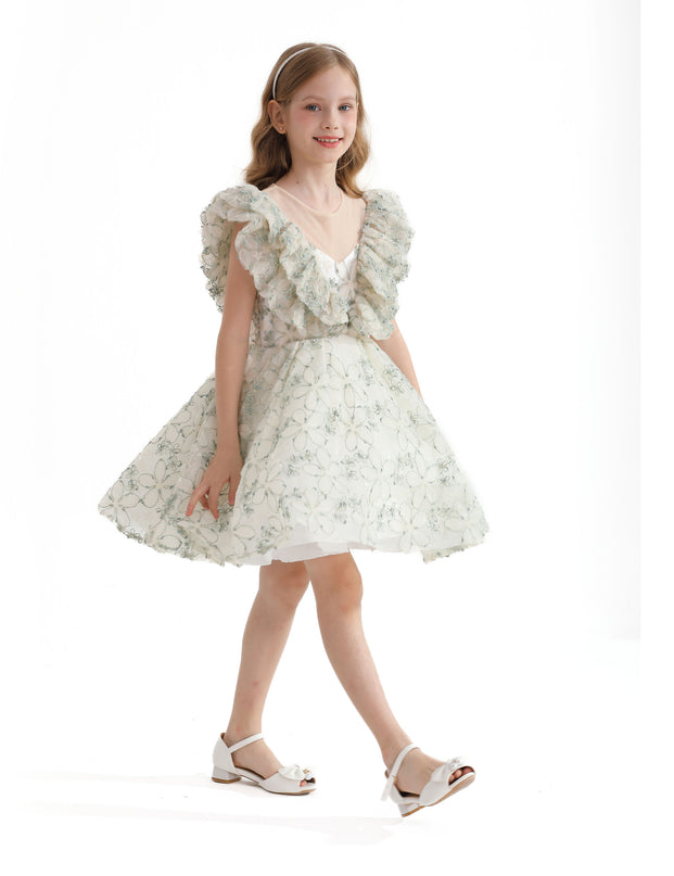 Green Floral Honeydale Dress