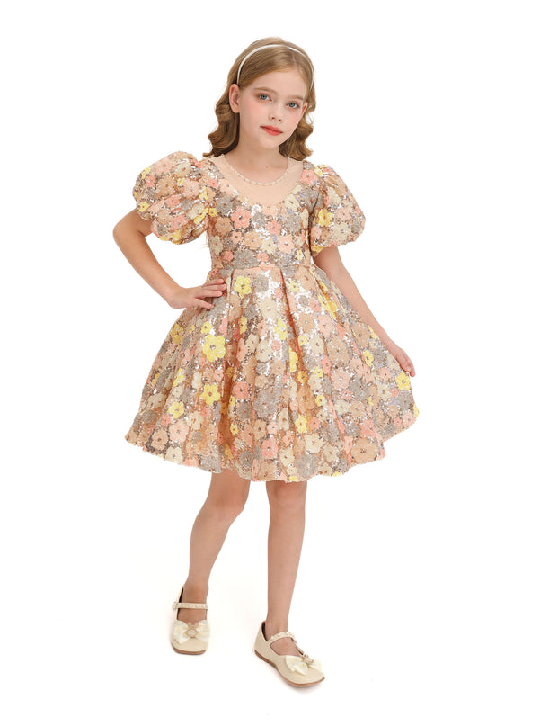 Champagne Blossom Lamore Dress