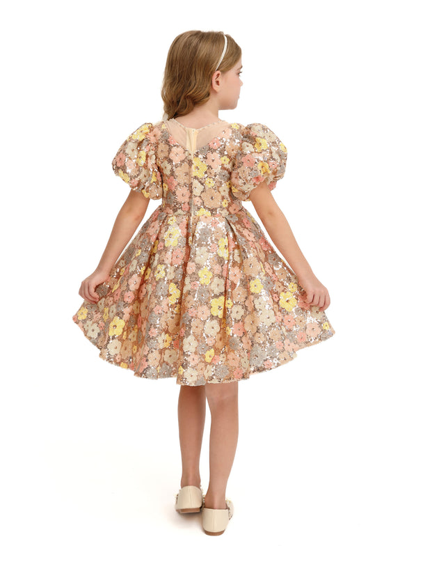 Champagne Blossom Lamore Dress