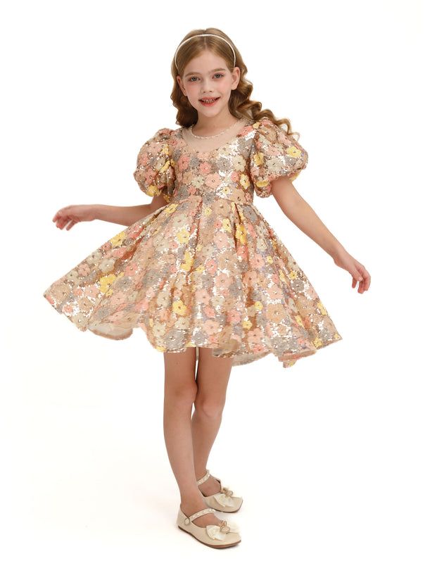 Champagne Blossom Lamore Dress
