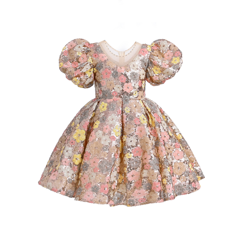 Champagne Blossom Lamore Dress