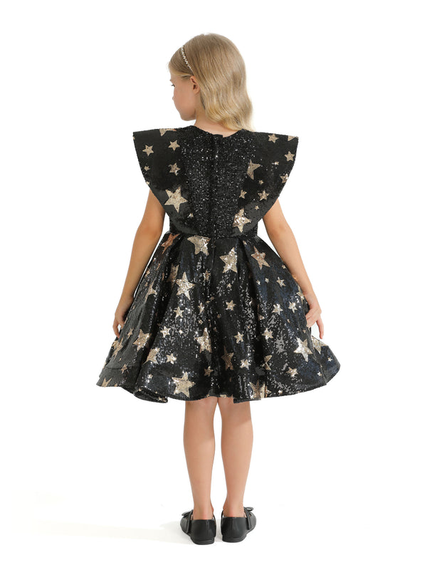 Black Starlit Rivior Dress