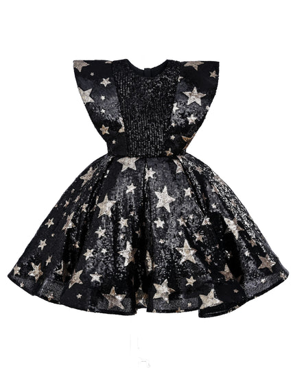 Black Starlit Rivior Dress
