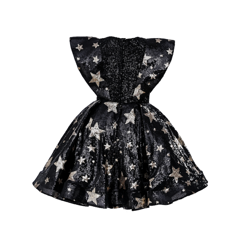 Black Starlit Rivior Dress