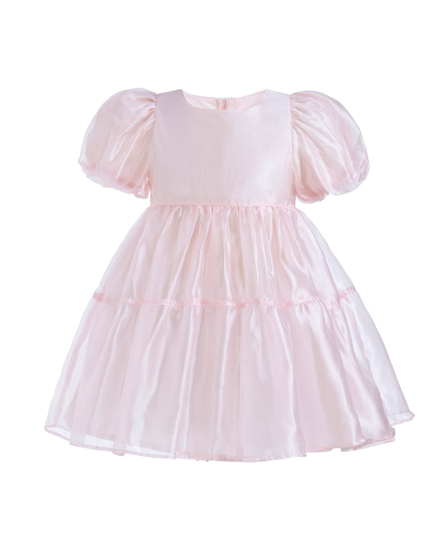 Blush Satin Elianna Dress