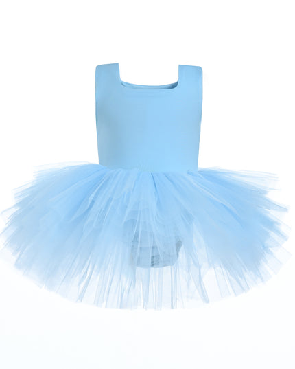Light Blue Layered Leotard