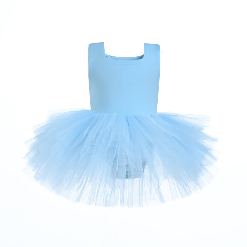 Light Blue Layered Leotard