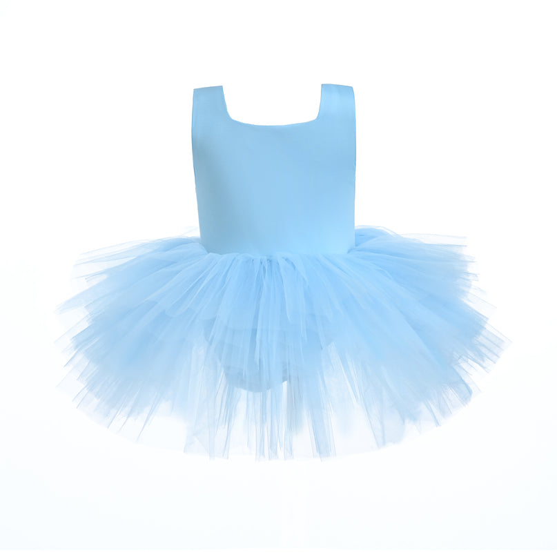 Light Blue Layered Leotard
