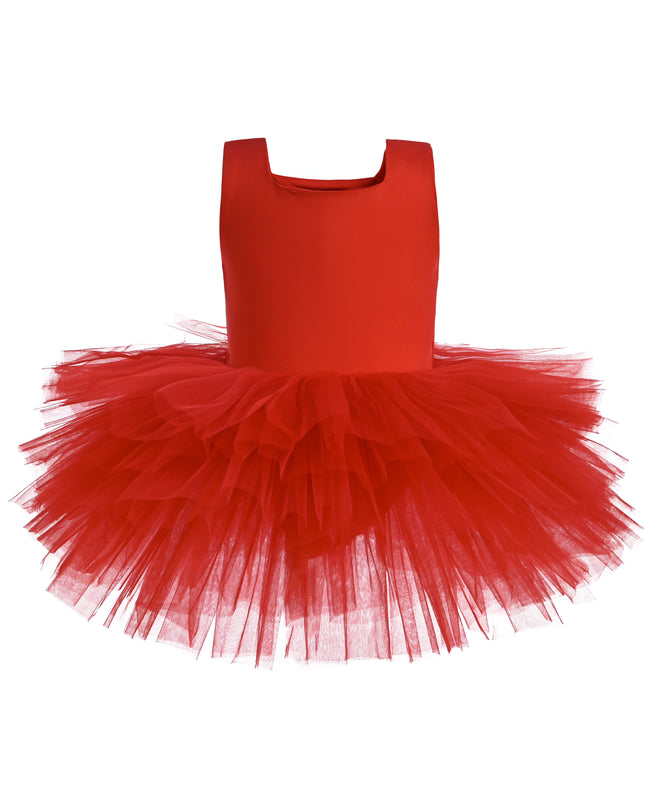 Red Layered Leotard