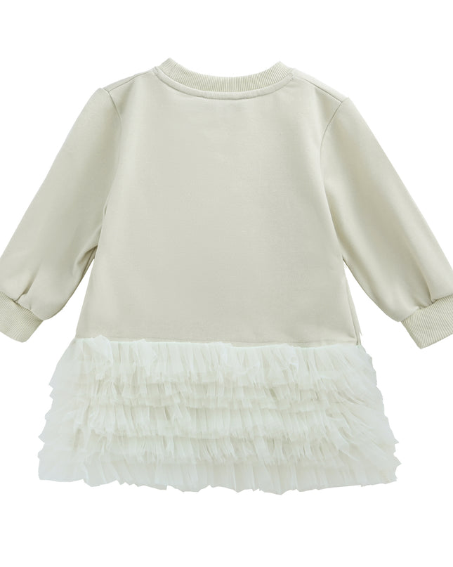 Mist Ruffle Ribbon Dress