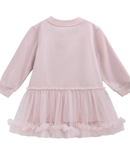 Pink Ballet Ruffle Bow Dress