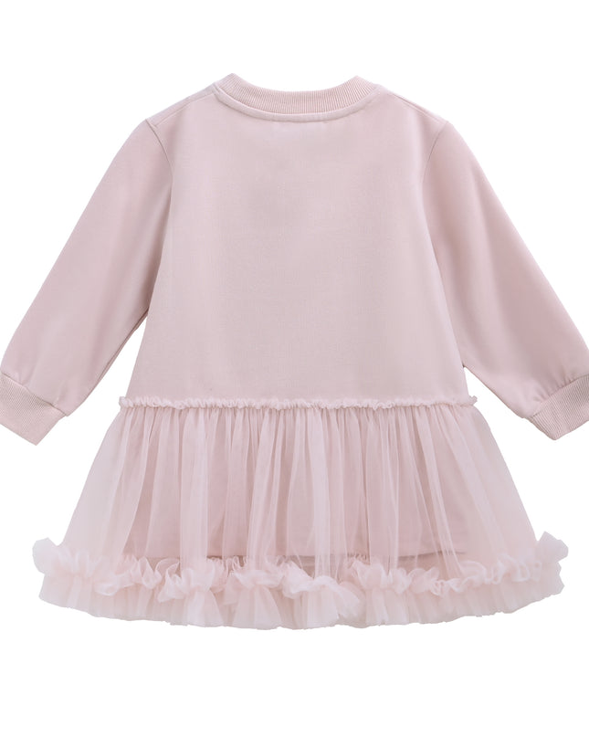 Pink Ballet Ruffle Bow Dress