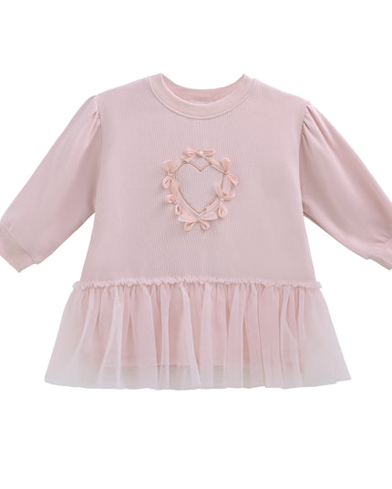 Pink Heart Bow Dress