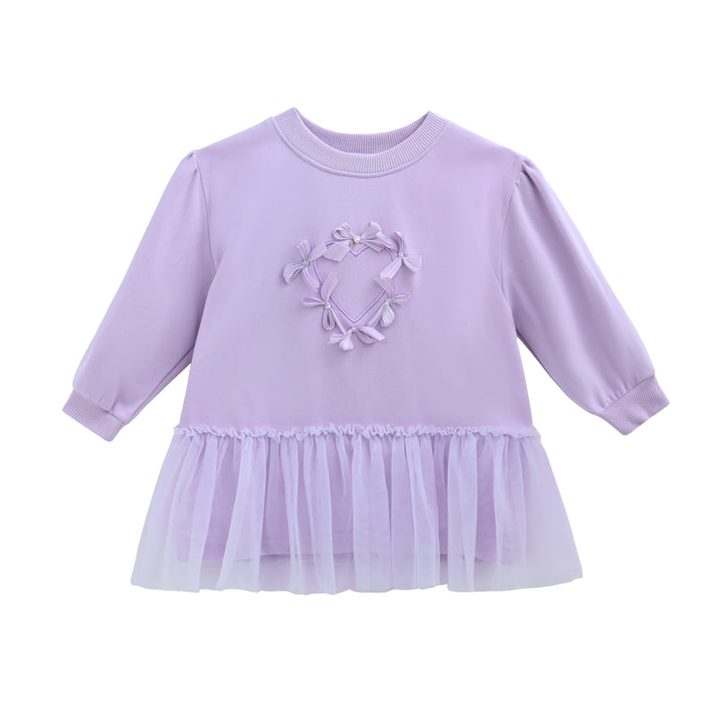 Purple Heart Bow Dress
