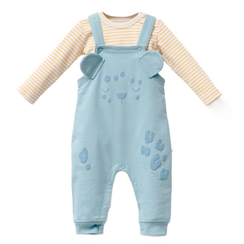 Blue Tiger Overalls Outfit