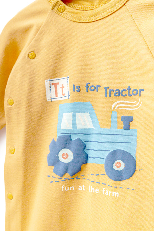 kids-atelier-moi-noi-baby-boy-yellow-tractor-graphic-babygrow-hat-mnb1130
