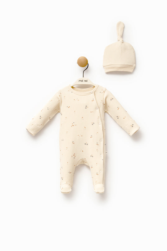 kids-atelier-moi-noi-baby-boy-cream-leaf-print-babygrow-hat-mnb1164