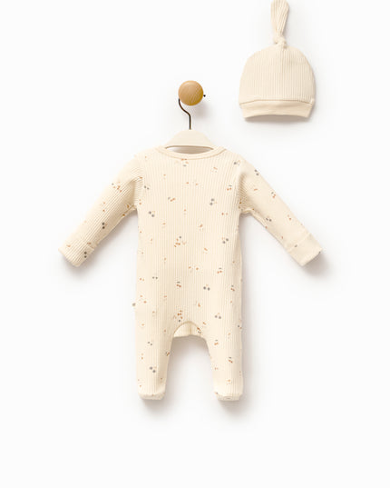 kids-atelier-moi-noi-baby-boy-cream-leaf-print-babygrow-hat-mnb1164