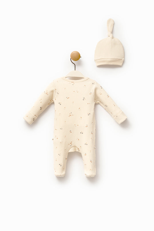kids-atelier-moi-noi-baby-boy-cream-leaf-print-babygrow-hat-mnb1164
