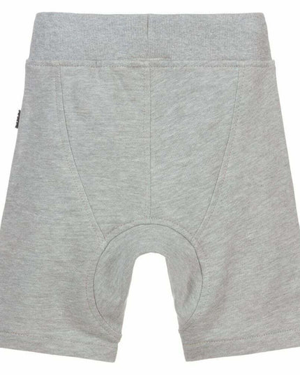 Kids Atelier-Molo-Boys Grey Cotton Shorts