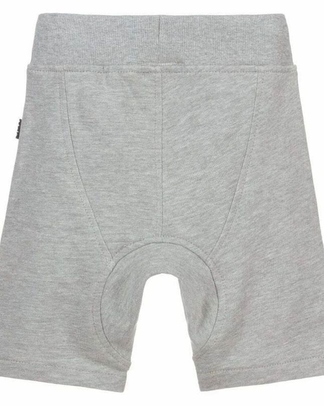 Kids Atelier-Molo-Boys Grey Cotton Shorts