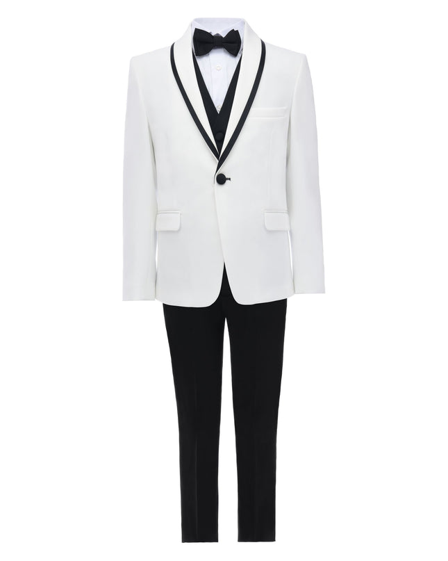 kidsatelier-moustache-White-Tuxedo-Set-with-black-Accents