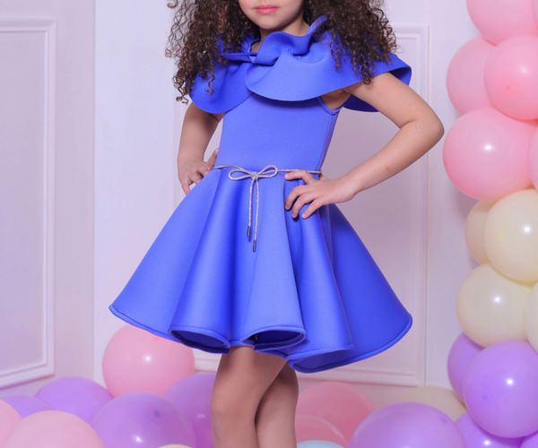 Purple Olivia Ruffle Dress - kids atelier