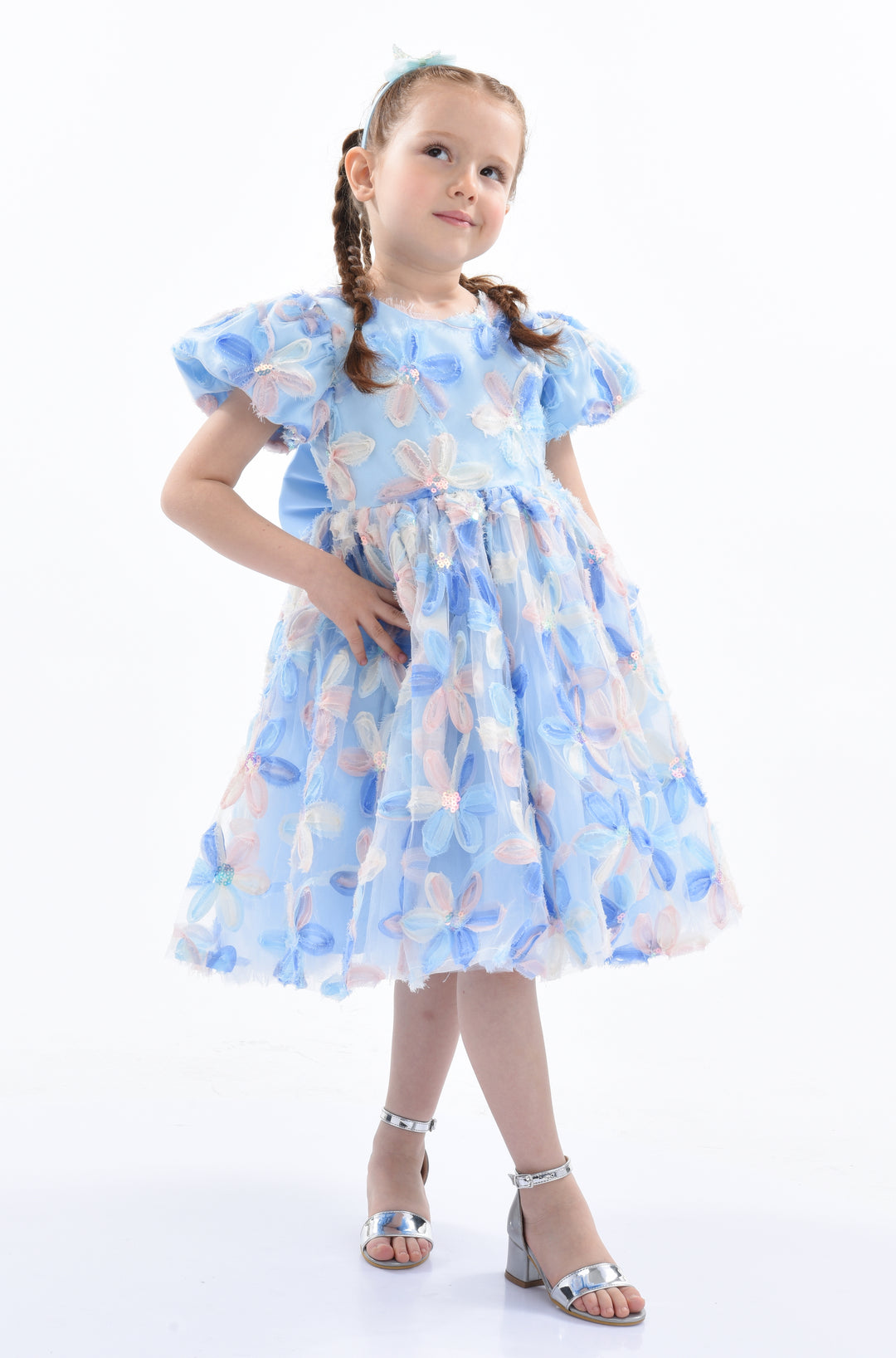 Blue Daisy Party Dress