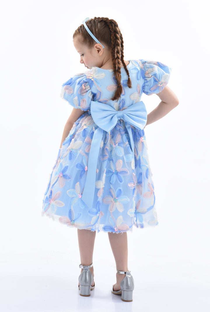 Blue Daisy Party Dress