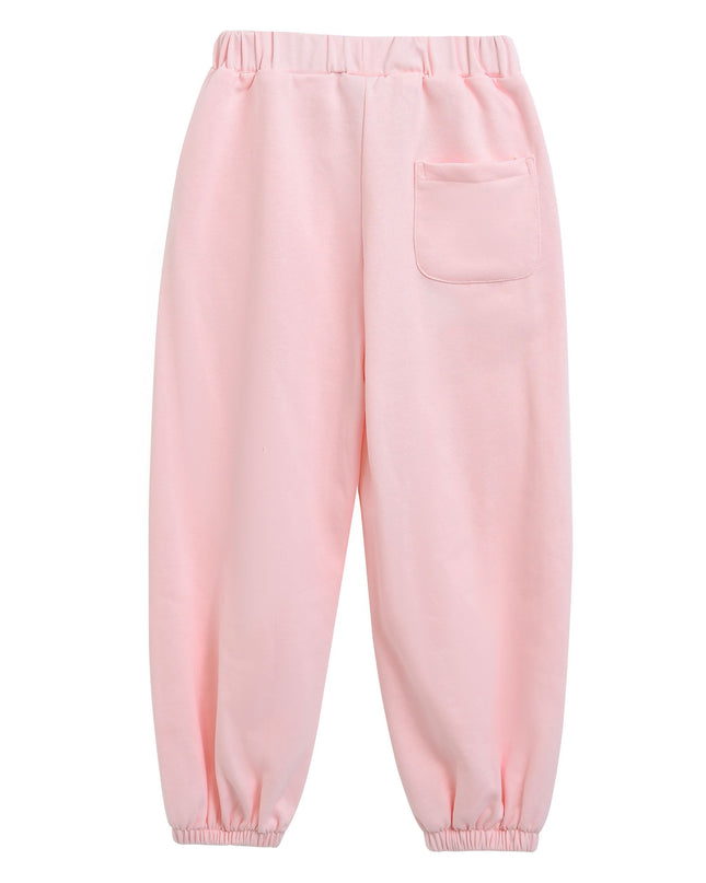 kidsatelier-mimi-tutu-Pink-Bow-Detail-Tracksuit-Set