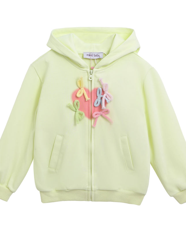 kidsatelier-mimi-tutu-Yellow-Bow-Detail-Tracksuit-Set