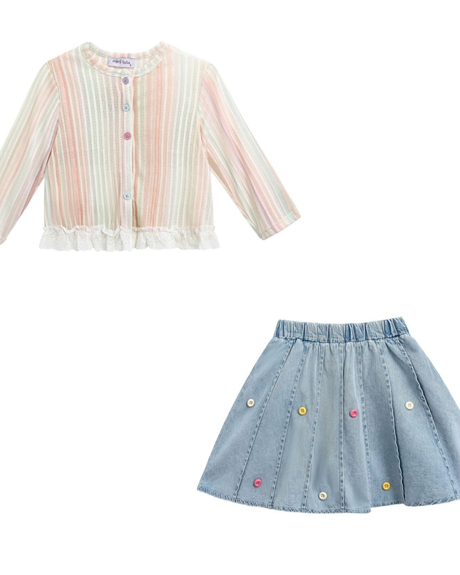 kidsatelier-mimi-tutu-Multicolor-Skirt-Cardigan-Set