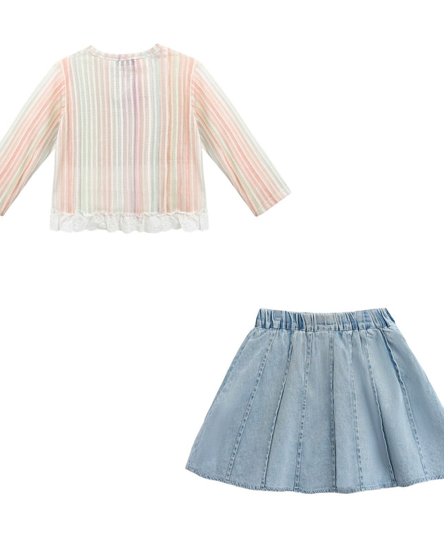 kidsatelier-mimi-tutu-Multicolor-Skirt-Cardigan-Set