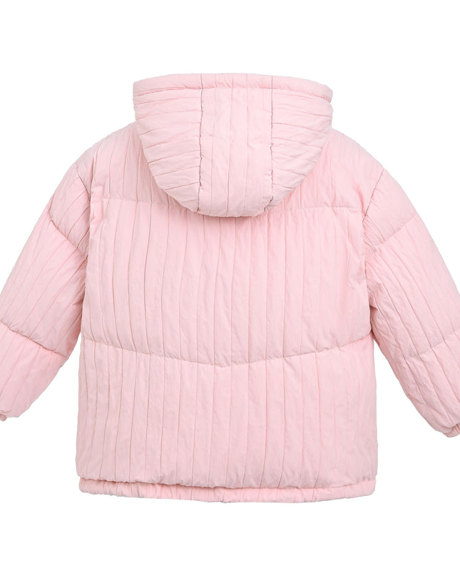 kidsatelier-mimi-tutu-Pink-Bow-Quilted-Puffer-Jacket