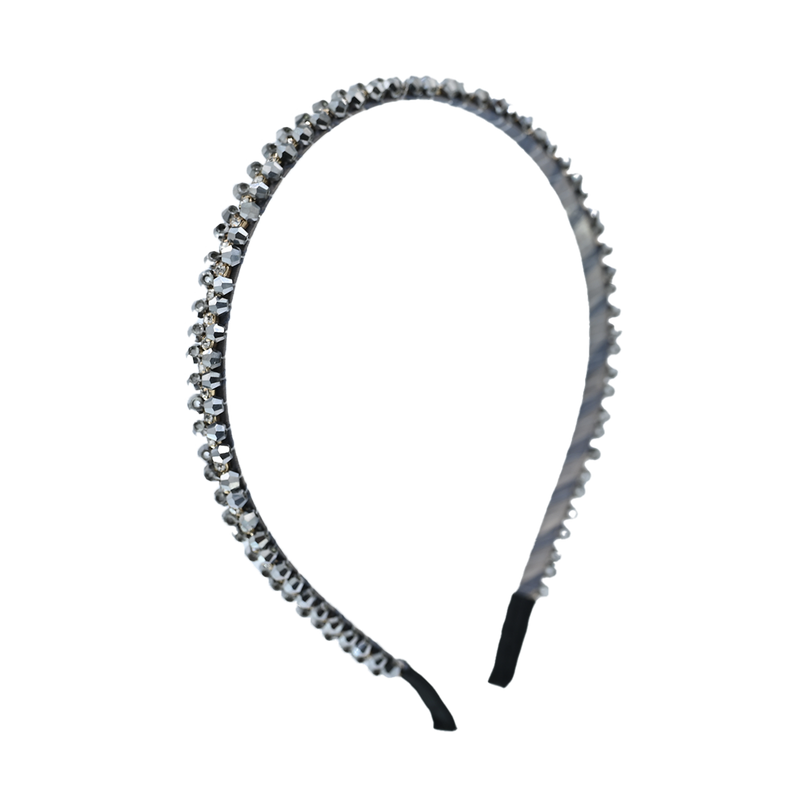 Silver Gemstone Studded Headband