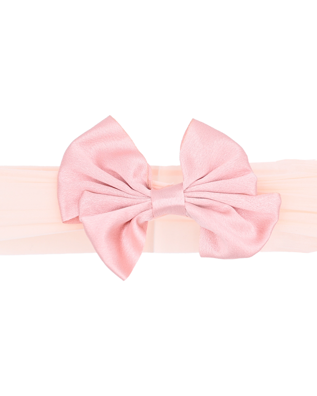 Multicolored Satin Ribbon Headband