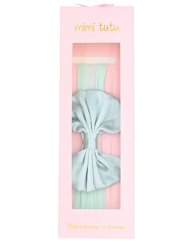 Multicolored Satin Ribbon Headband