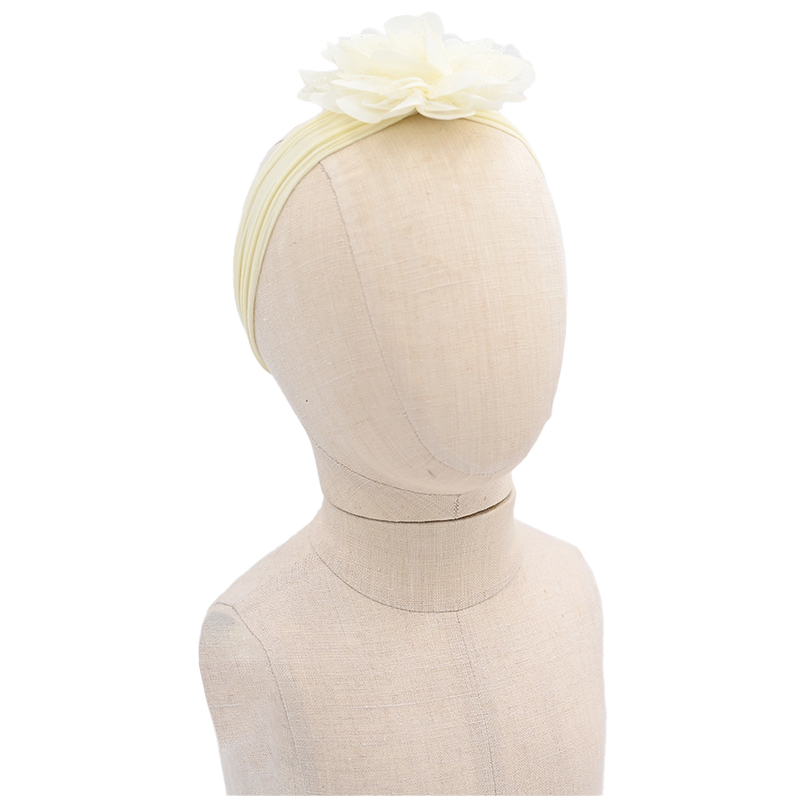 Multicolored Glistening Flower Headband