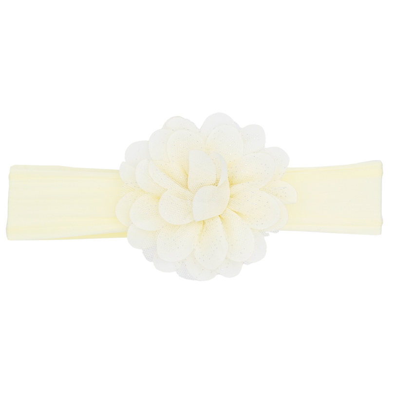 Multicolored Glistening Flower Headband