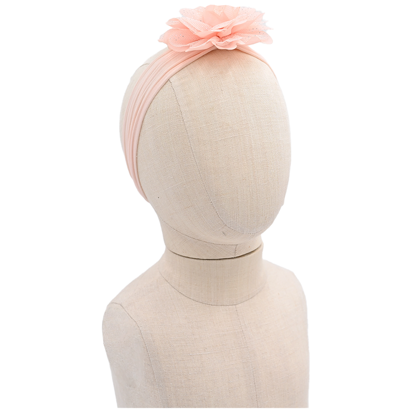 Multicolored Glistening Flower Headband